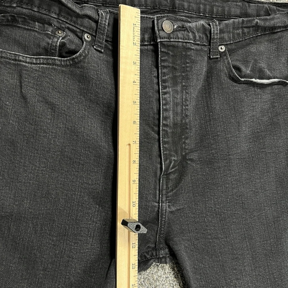 Levis 505 Jeans‎ Mens 40x32 Black Regular Straight Mid Rise Denim